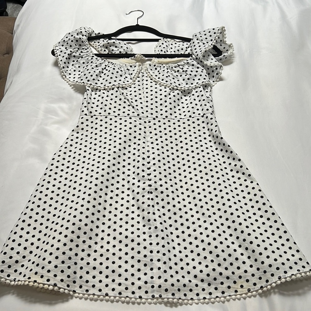 Black & White Polka dot dress!